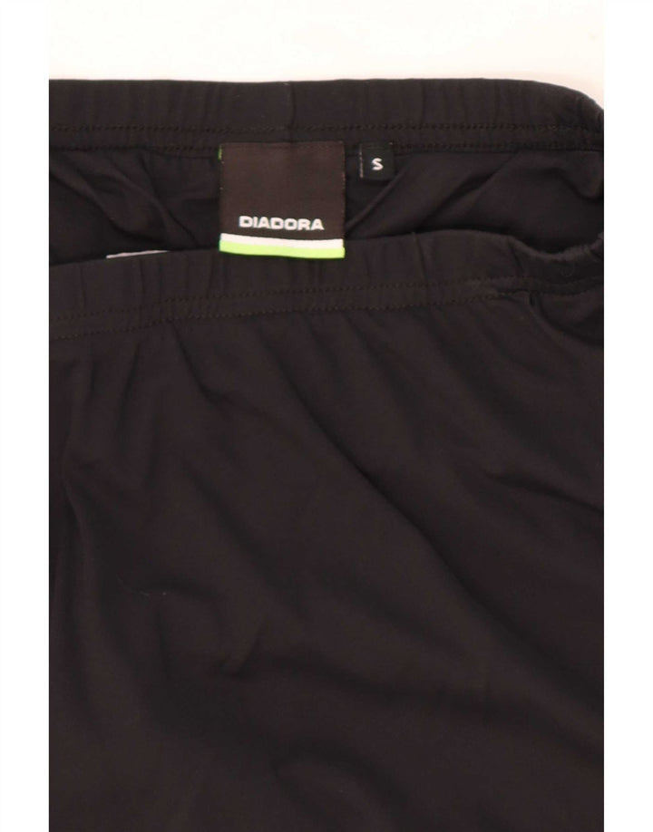 Diadora Jupe-short pour femme UK 10 Small Noir Colourblock