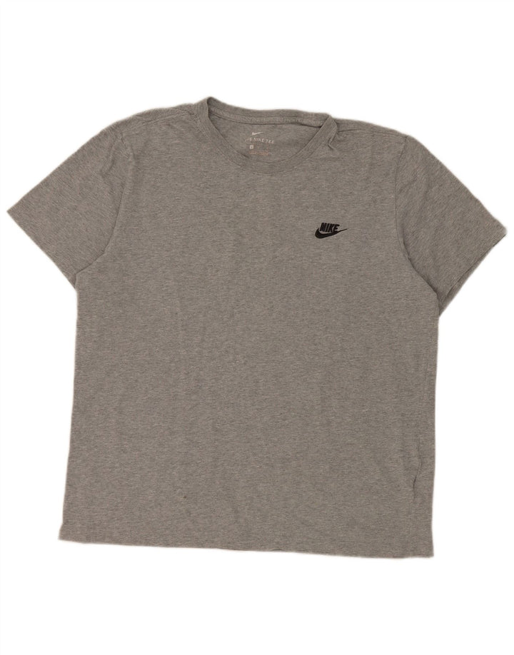 Nike T-Shirt Homme Grand Gris Coton