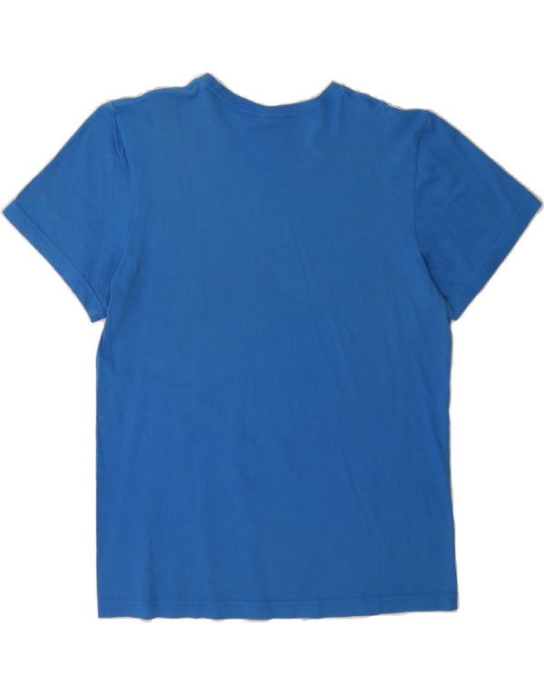 ADIDAS T-Shirt Graphique Homme Bleu Moyen Coton