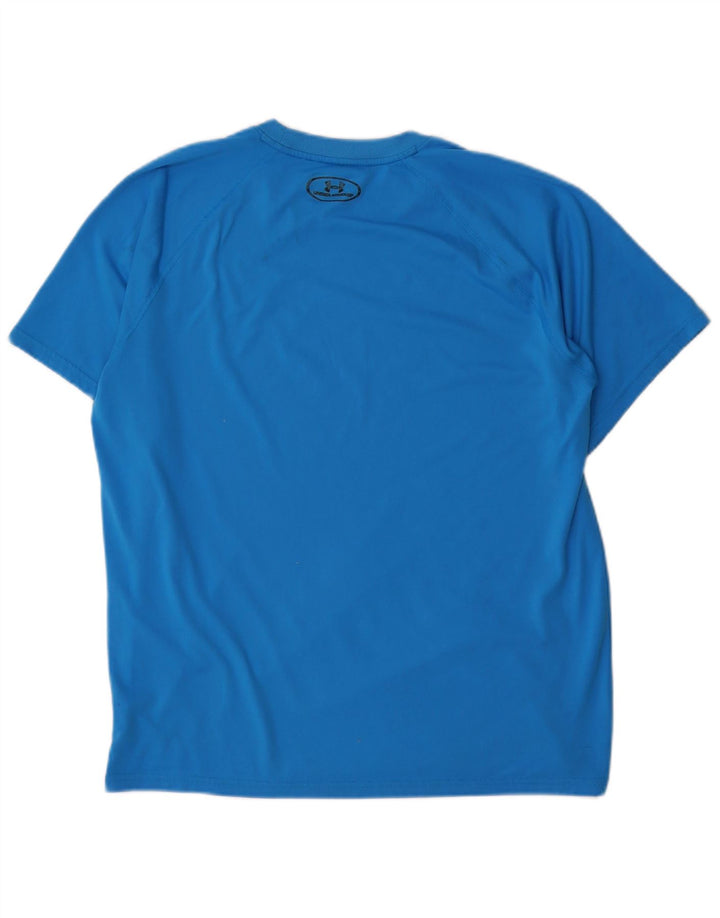 Under Armour T-Shirt Homme Haut Large Bleu Polyester