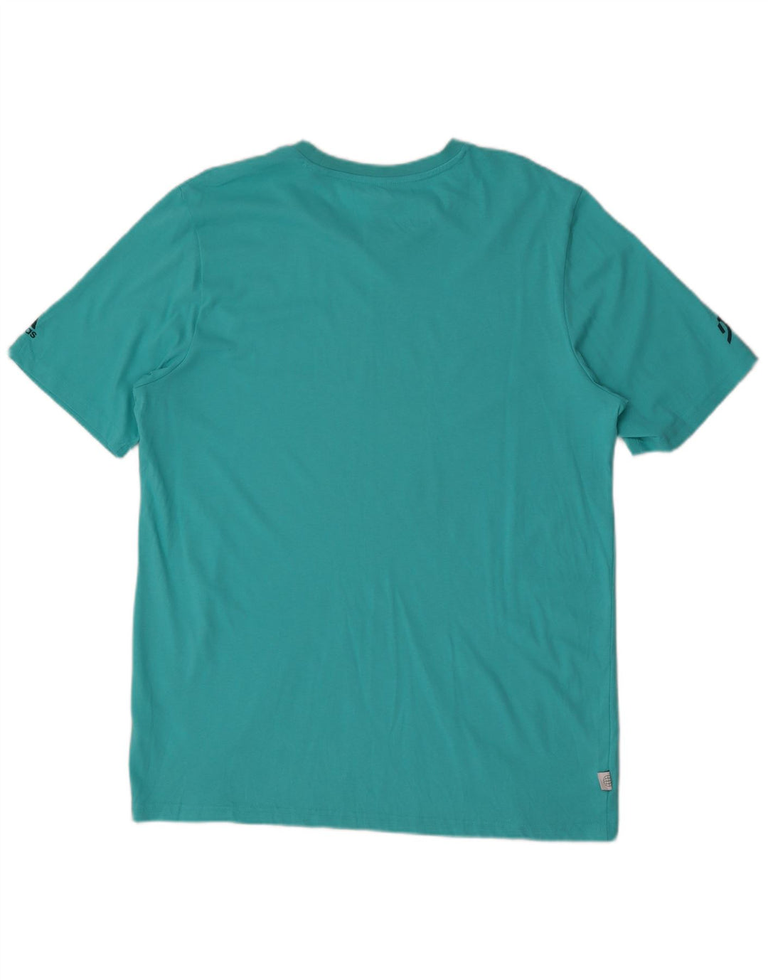 Adidas T-shirt graphique pour hommes, grand, bleu, polyester