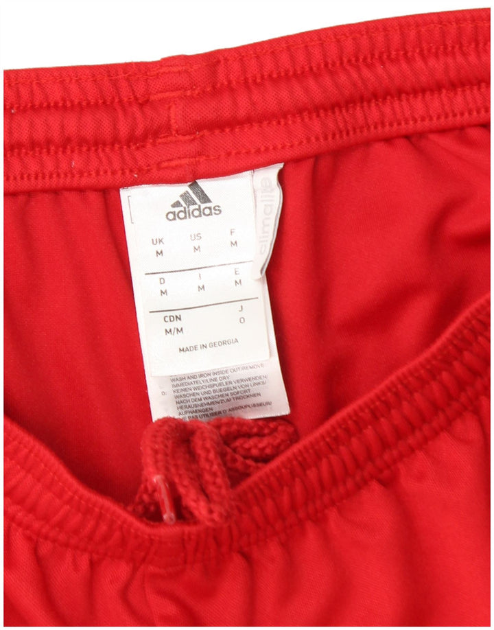 Adidas Short de Sport Climalite Homme Rouge Moyen Polyester