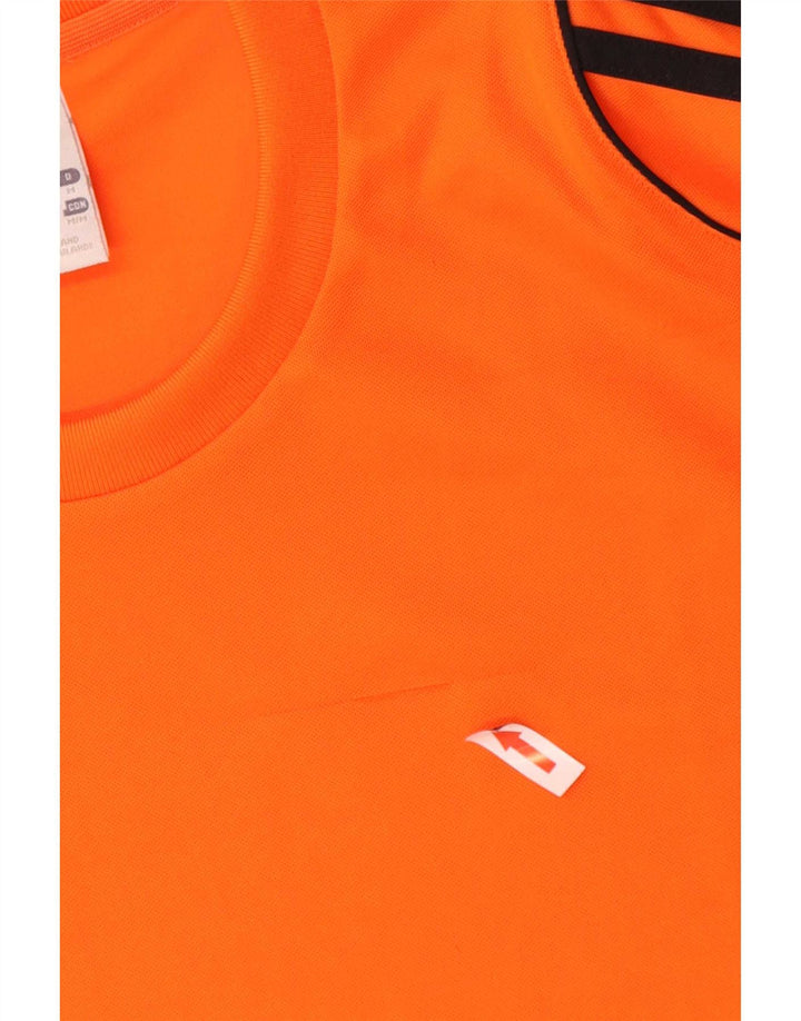 Adidas Homme Climalite T-Shirt Haut Orange Moyen Polyester