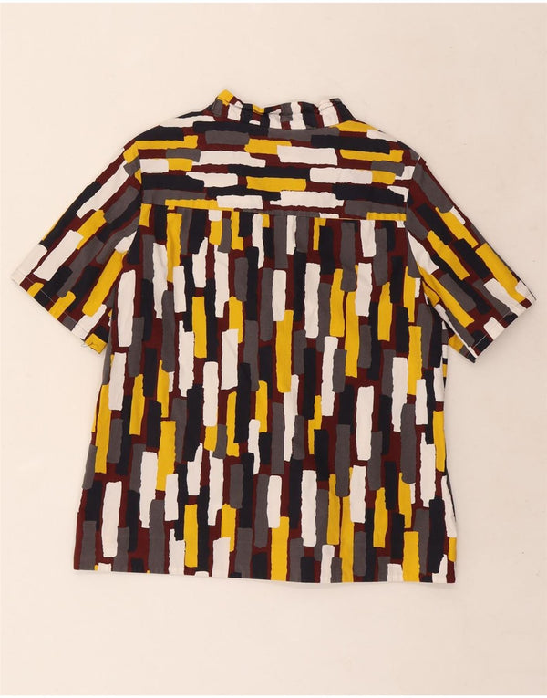 Cos Chemisier à manches courtes pour femme EU 38 Medium Multicolore Géométrique
