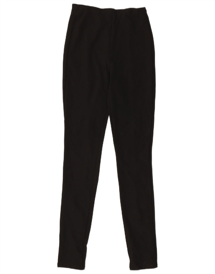 Zara Leggings Femme UK 16 Large Noir Polyester