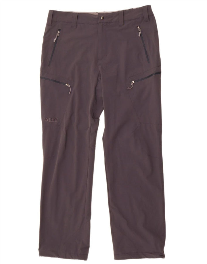 Rab Pantalon Cargo Droit Femme W34 L31 Gris Polyamide