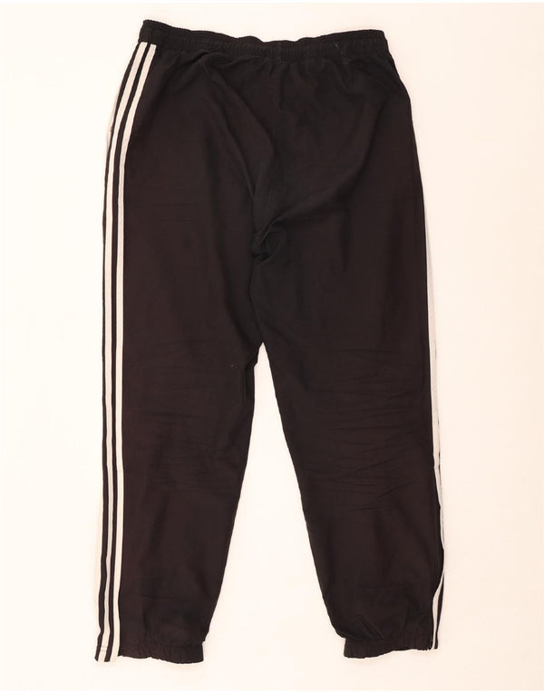 ADIDAS Pantalon de survêtement graphique pour hommes Joggers Large Noir Polyester