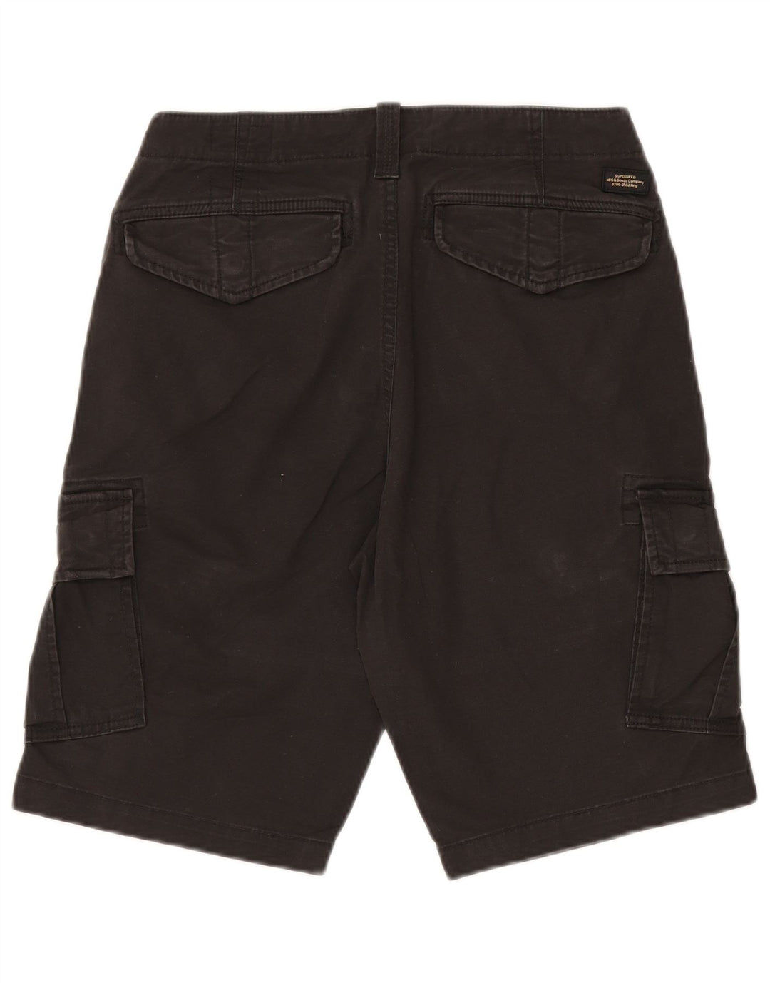 Superdry Short Cargo W30 Homme Noir Moyen Coton
