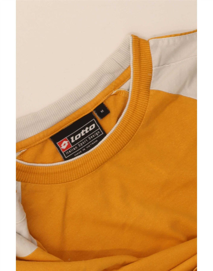 Lotto T-Shirt Homme Jaune Moyen Colourblock