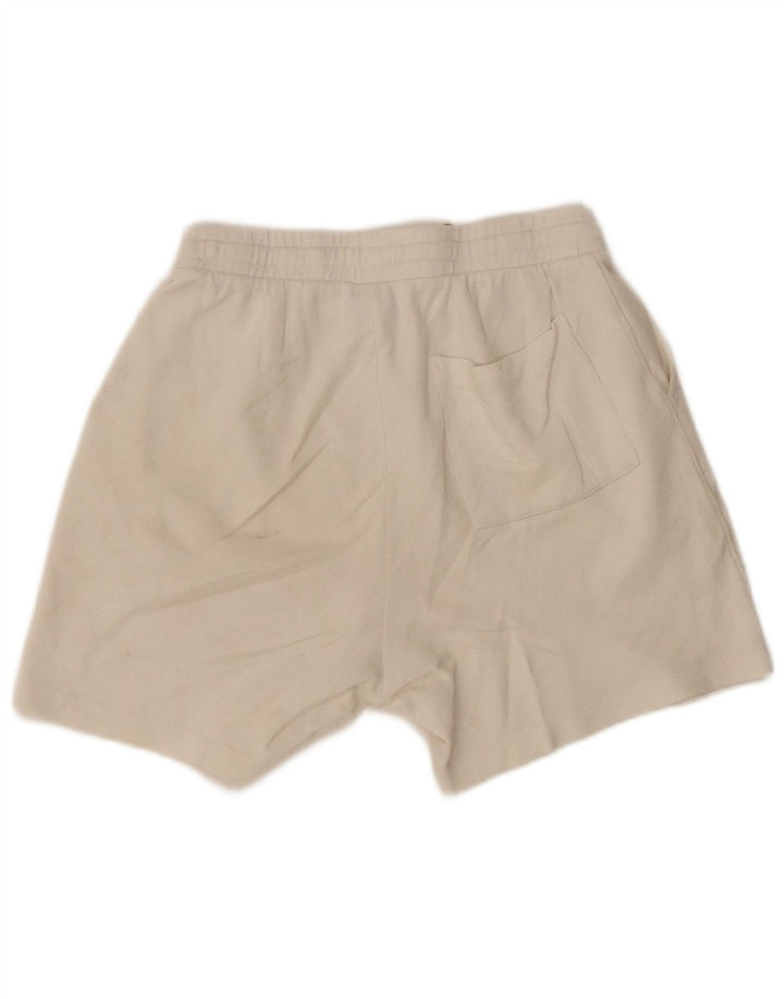 Zara Short de sport homme petit coton blanc