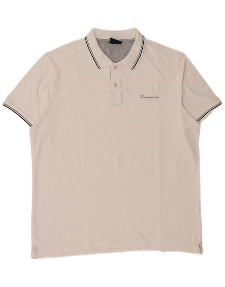 Champion Polo Homme 2XL Blanc