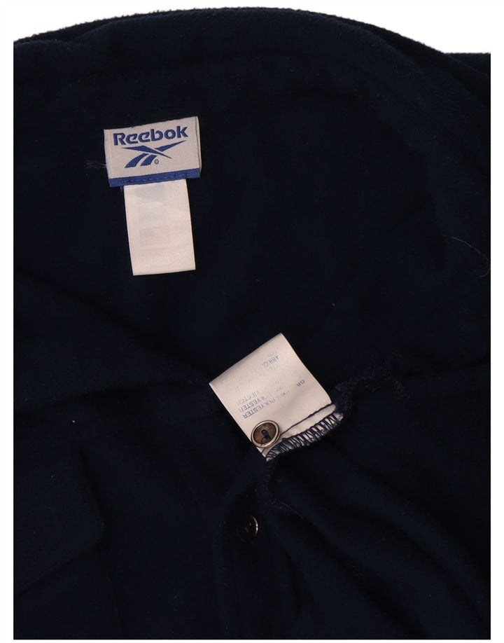 Reebok Chemise polaire homme grand bleu marine polyester
