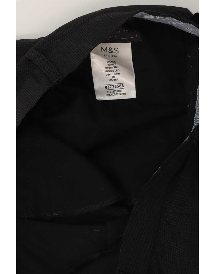 Marks & Spencer Pantalon de costume coupe classique pour homme W36 L31 Gris laine