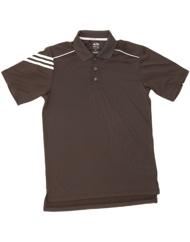 ADIDAS Mens Climacool Polo Shirt Medium Black Polyester
