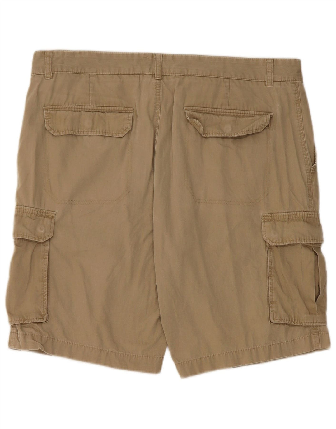 Marks & Spencer Short Cargo Homme W36 XL Coton Beige