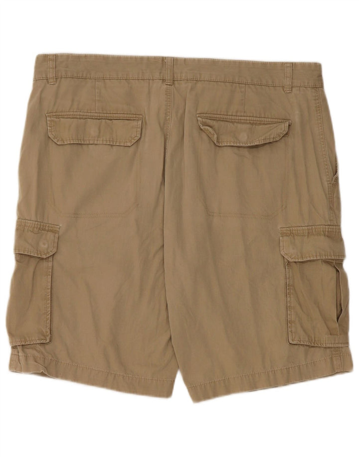 Marks & Spencer Short Cargo Homme W36 XL Coton Beige