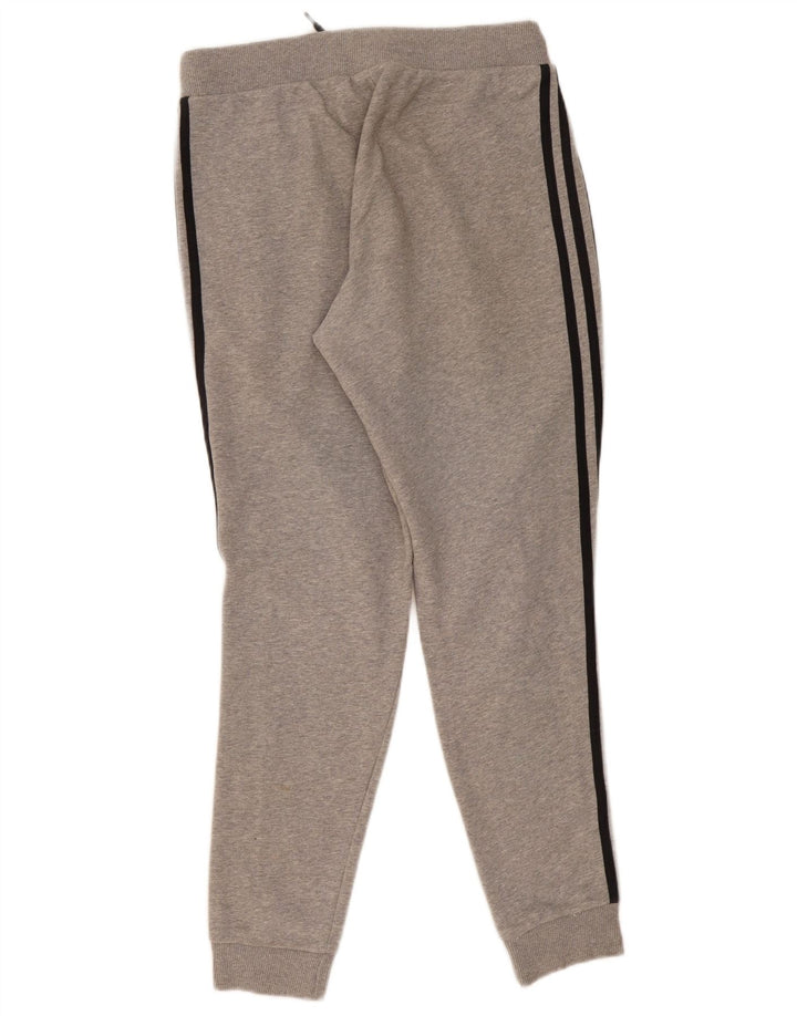 Adidas Pantalon de survêtement pour homme en coton moucheté gris moyen