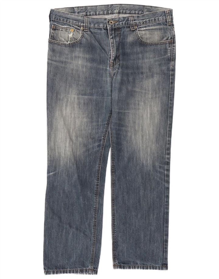 C&A Jean droit W37 L30 bleu coton homme