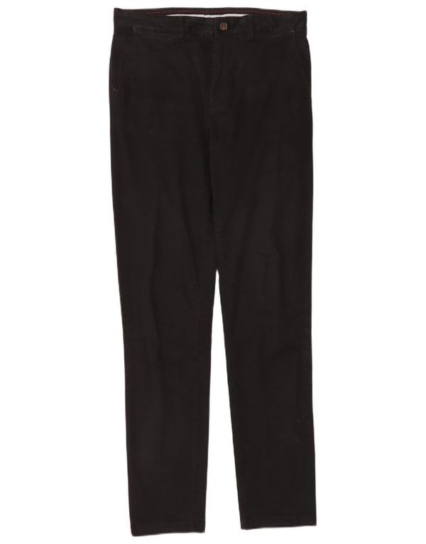 Crew Clothing Pantalon Chino Coupe Slim Homme W34 L34 Coton Noir