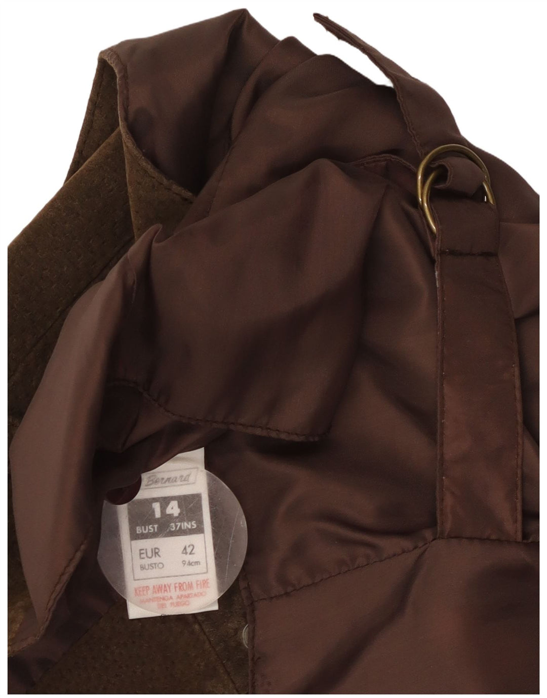 ST. BERNARD Gilet en Daim Femme UK 44 Marron Moyen Polyamide