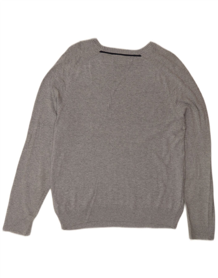 Penguin Pull Col Bateau Homme Gris Moyen Coton
