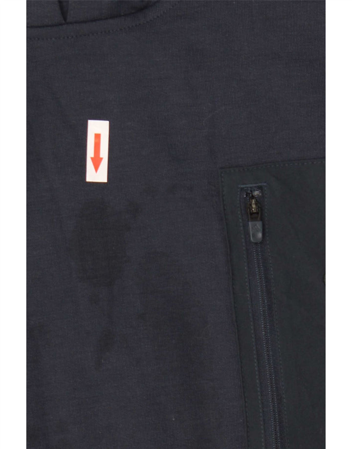 Adidas Pull à capuche pour homme XL Bleu marine Polyester