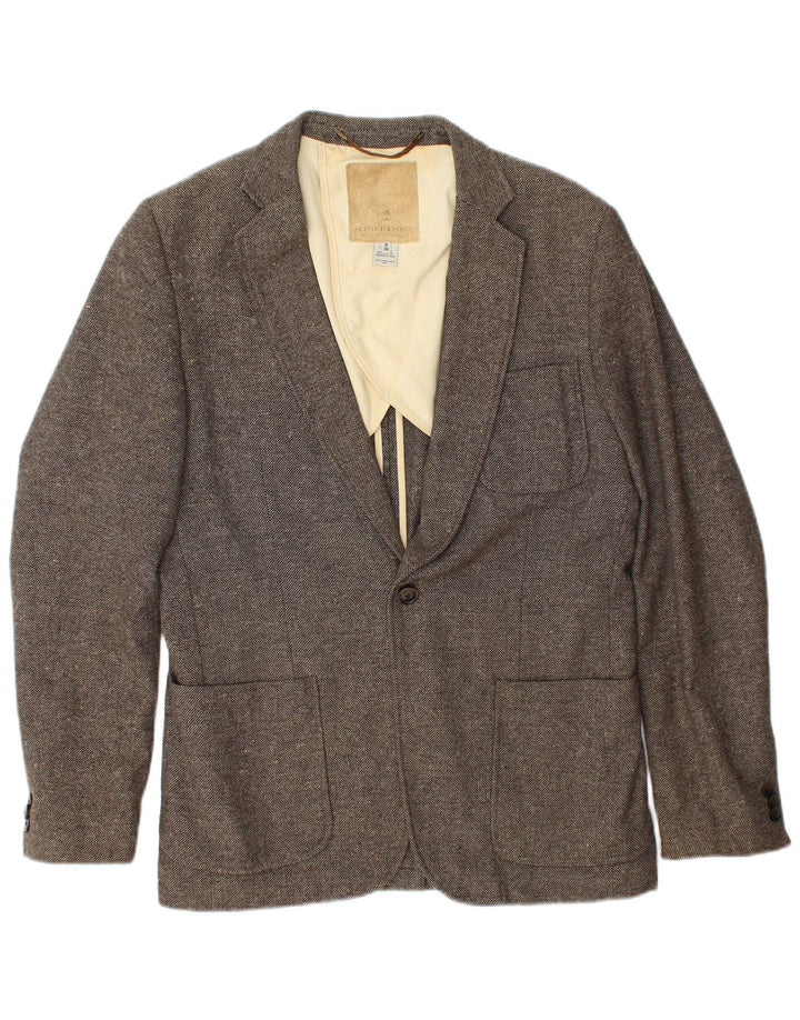 SCOTCH & SODA Veste Blazer 1 Bouton Homme IT 48 Marron Moyen