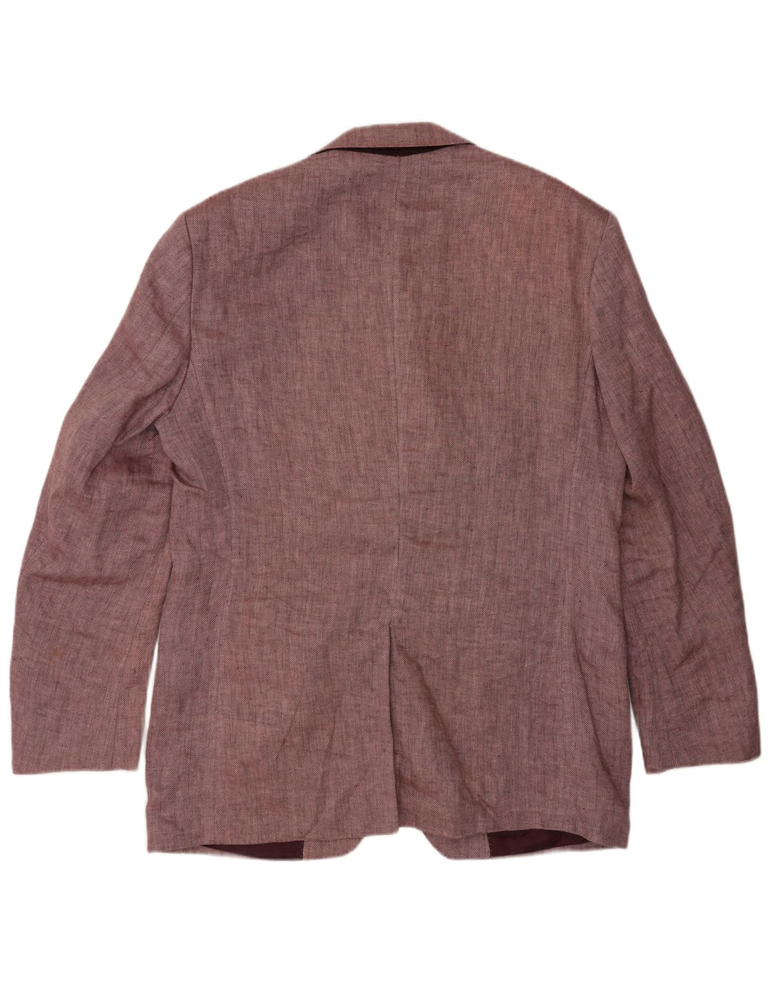 Marks & Spencer Veste blazer à 2 boutons pour homme UK 40 Rose moyen à chevrons