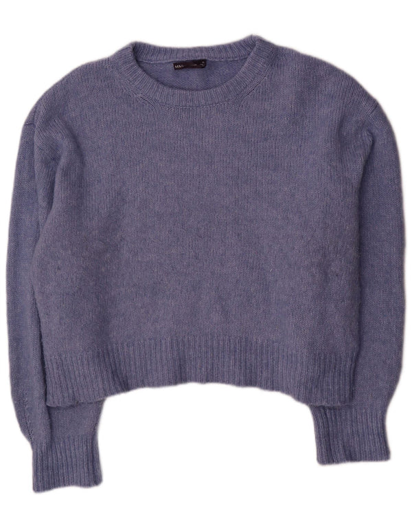 Marks & Spencer Pull court à col bateau pour femme UK 18 XL Bleu