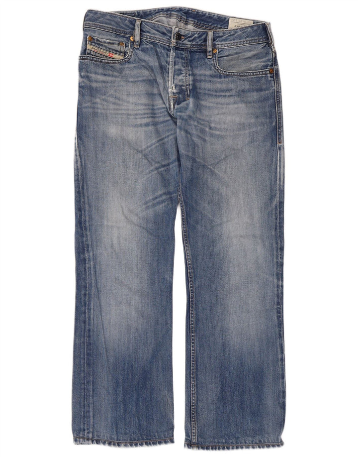 Diesel Jean Loose Homme W31 L34 Bleu Coton