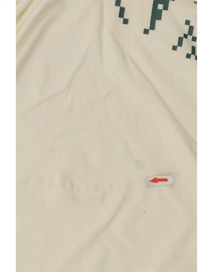 Nike T-shirt graphique pour homme en coton blanc Taille L