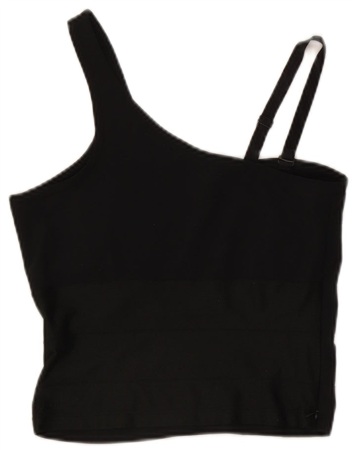 Nike Débardeur court pour femme UK 8 Petit Noir
