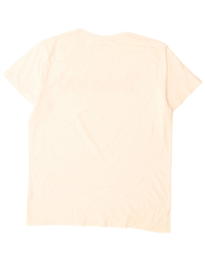 Timberland T-Shirt Graphique Homme Grand Blanc Coton