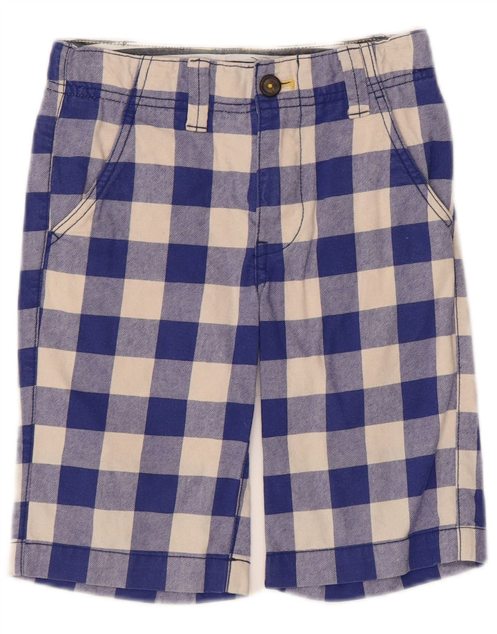 Short chino Boden pour garçon 6-7 ans W22 bleu vichy