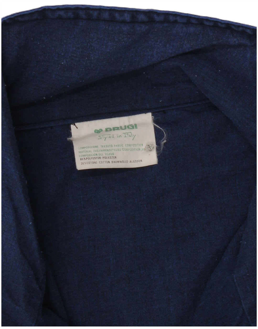Brugi Veste Bomber Homme UK 40 Grand Bleu Colorblock Polyester