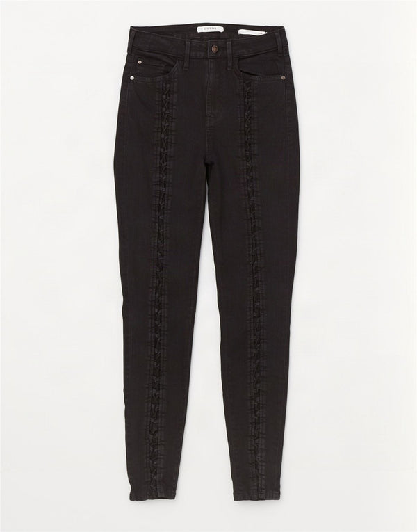 Guess Jean skinny taille très haute W29 L28 pour femme en coton noir