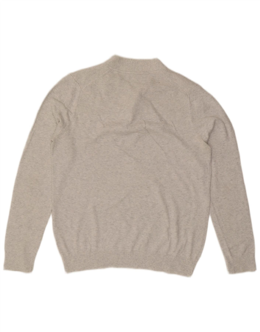 Reiss Pull Col V Homme Gris Moyen Moucheté
