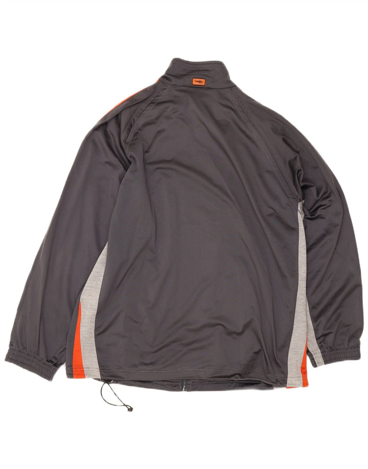 Diadora Veste de survêtement pour homme UK 46 2XL Gris Colorblock Polyester
