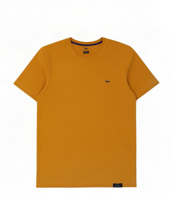 Harmont & Blaine Mens Narrow Fit T-Shirt Top Large Yellow Cotton