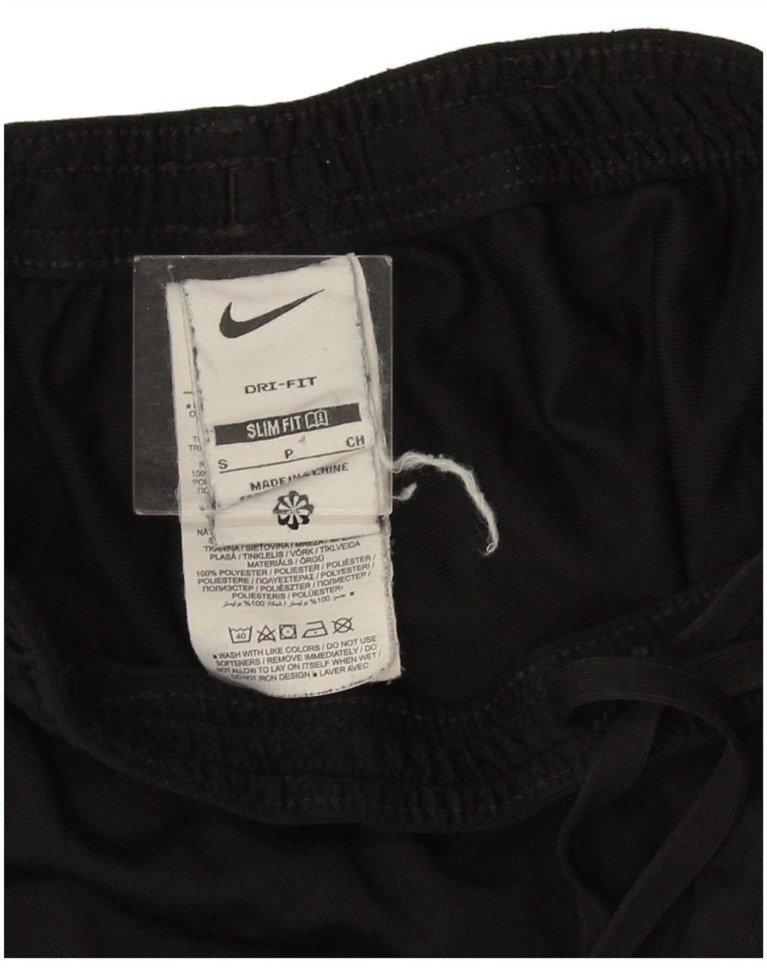Pantalon de survêtement Nike Dri Fit Slim pour homme, taille S, en polyester color block noir