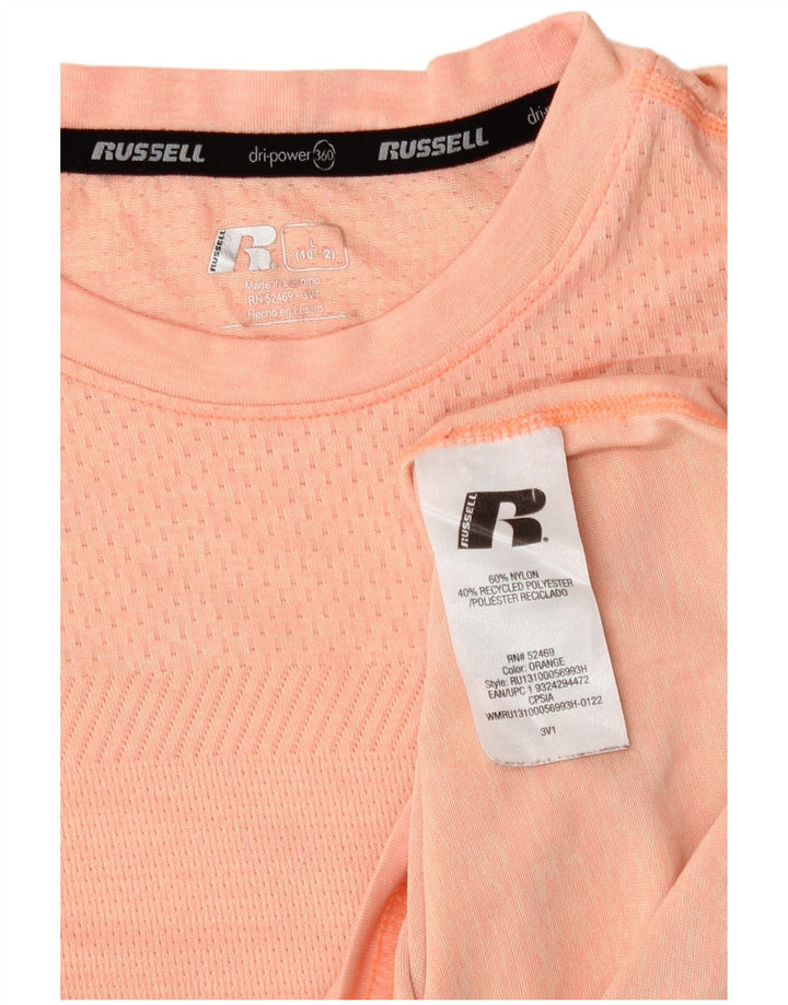 Russell Athletic T-shirt pour garçon 10-11 ans Grand nylon rose