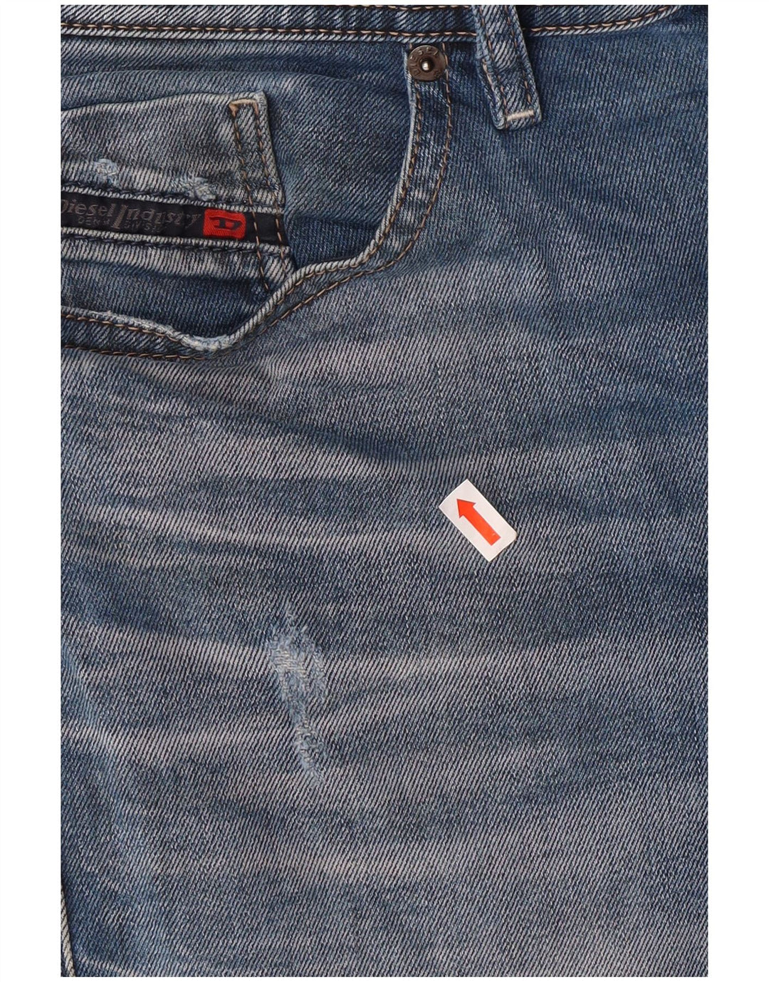 Diesel Jean skinny Thommer effet vieilli W31 L32 bleu coton pour homme