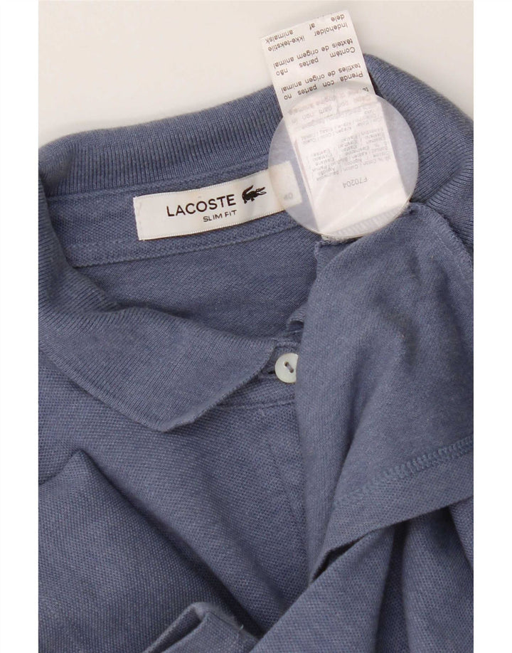 Lacoste Polo Slim Fit Femme Taille 40 Coton Bleu Moyen