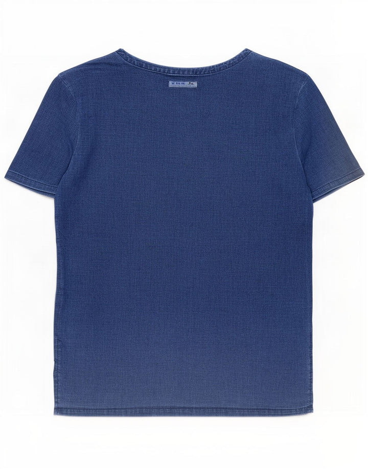 Zara T-Shirt Homme Haut Petit Bleu Marine