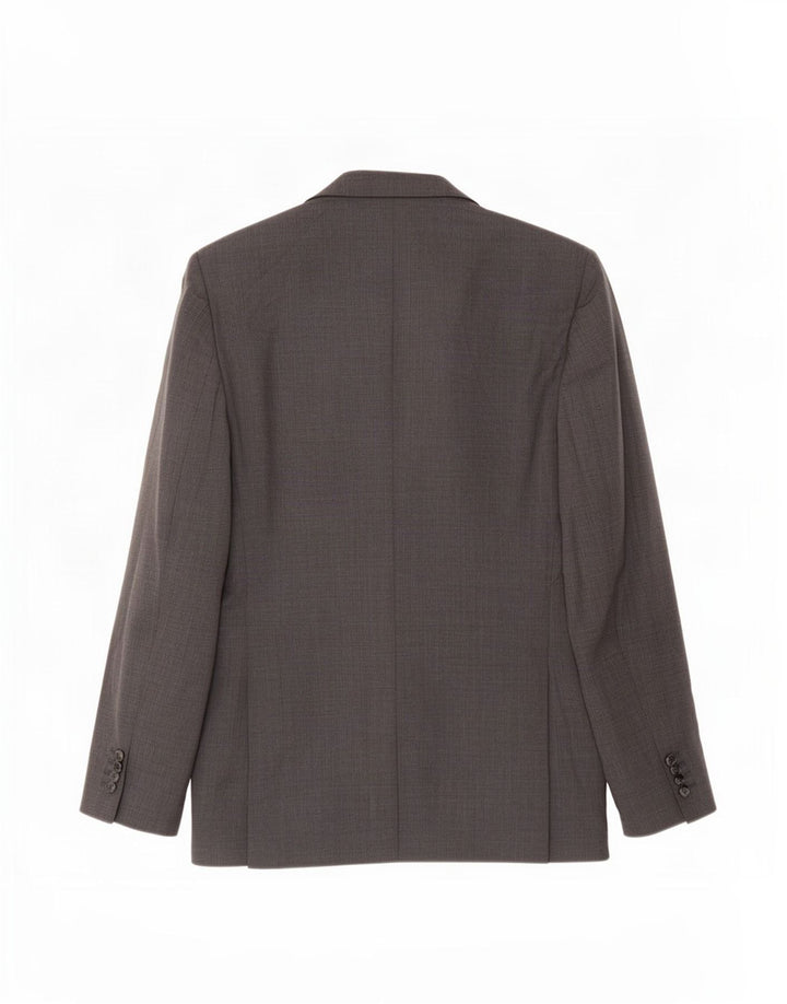 Marks & Spencer Veste blazer longue à 2 boutons pour homme UK 44 XL Gris moucheté