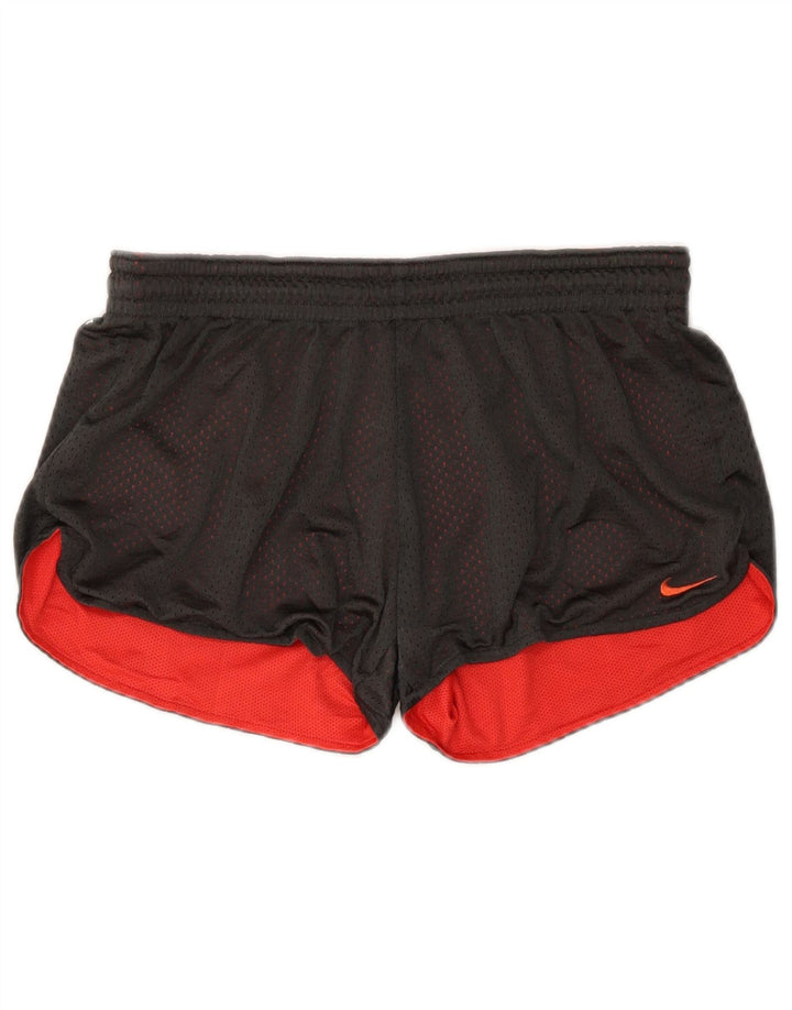 NIKE Short de sport pour femme UK 14 Medium Noir Polyester