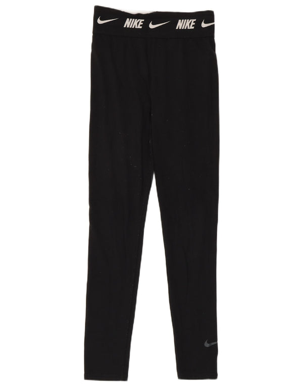 Nike Legging Graphique Fille 13-14 Ans XL Noir Coton