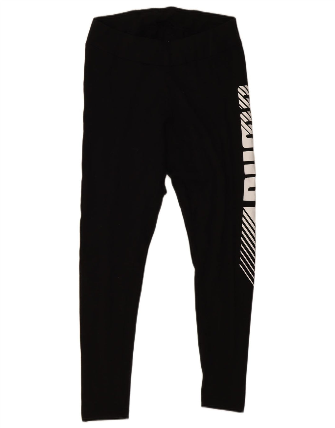 Puma Leggings graphiques pour femmes UK 12 coton noir moyen