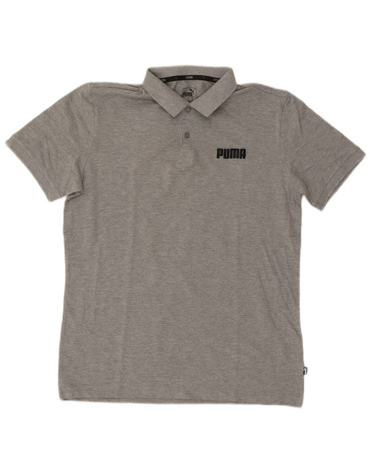 PUMA Polo Homme Gris Moyen