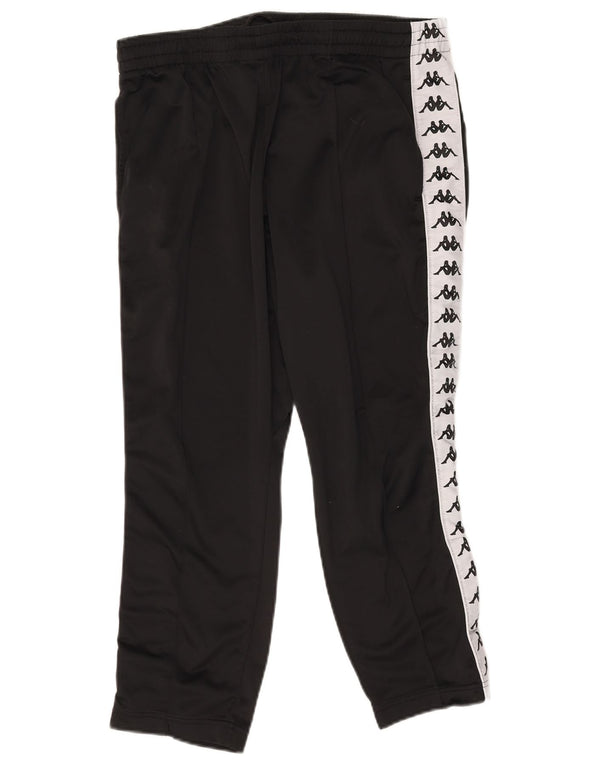 Kappa Pantalon de Survêtement Graphique Homme Joggers Large Noir Colourblock